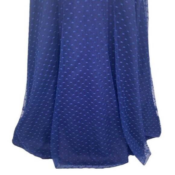 Jessica McClintock Bridal Vintage Retro Tulle Polka Dot Fit & Flare Dress 50s 8 - Picture 4 of 11